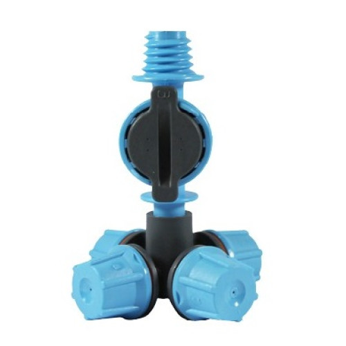 Microaspersor ceata Plastro 4X cu supapa de retinere