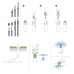 Aspersor spray Pros-04 Hunter, ridicare 10 cm