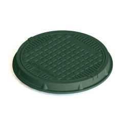 Capac polimer-compozit rotund necarosabil A15 750/630 Verde