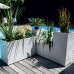 Jardiniera mare dreptunghiulara antracit 99,5x39,5x60 cm GRAPHIT