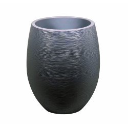 Ghiveci mare egg antracit 50X60 cm GRAPHIT