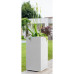 Jardiniera mare patrata inalta alba 39,5x39,5x80 cm GRAPHIT