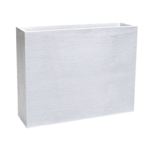 Jardiniera mare dreptunghiulara alba 99,5x29,5x78,5 cm GRAPHIT Jardiniera mare dreptunghiulara alba 99,5x29,5x78,5 cm GRAPHIT