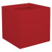 Ghiveci patrat rosu 29,5x29,5x29,5 cm GRAPHIT UP