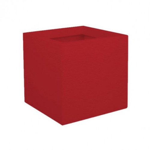 Ghiveci patrat rosu 29,5x29,5x29,5 cm GRAPHIT UP