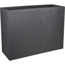 Jardiniera mare dreptunghiulara antracit 99,5x29,5x78,5 cm STONE