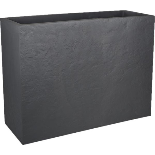 Jardiniera mare dreptunghiulara antracit 99,5x29,5x78,5 cm STONE