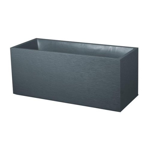 Jardiniera mare dreptunghiulara antracit  99,5x39,5x43,5 cm GRAPHIT