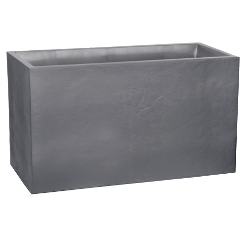 Jardiniera mare dreptunghiulara gri 99,5x39,5x60 cm STONE