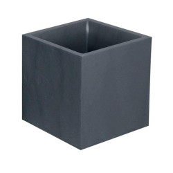 Jardiniera mare patrata antracit 39,5x39,5x43,5 cm STONE