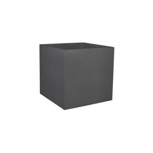 Jardiniera mare patrata antracit 49,5x49,5x49,5 cm STONE
