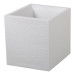 Jardiniera mare patrata alba 39,5x39,5x43,5 cm GRAPHIT
