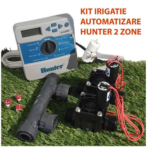 KIT IRIGATIE AUTOMATIZARE HUNTER 2 ZONE