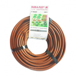 Microtub picurare cu compensare presiune  ¼ ” Dura-Flo, distanta 30 cm, colac 30 m